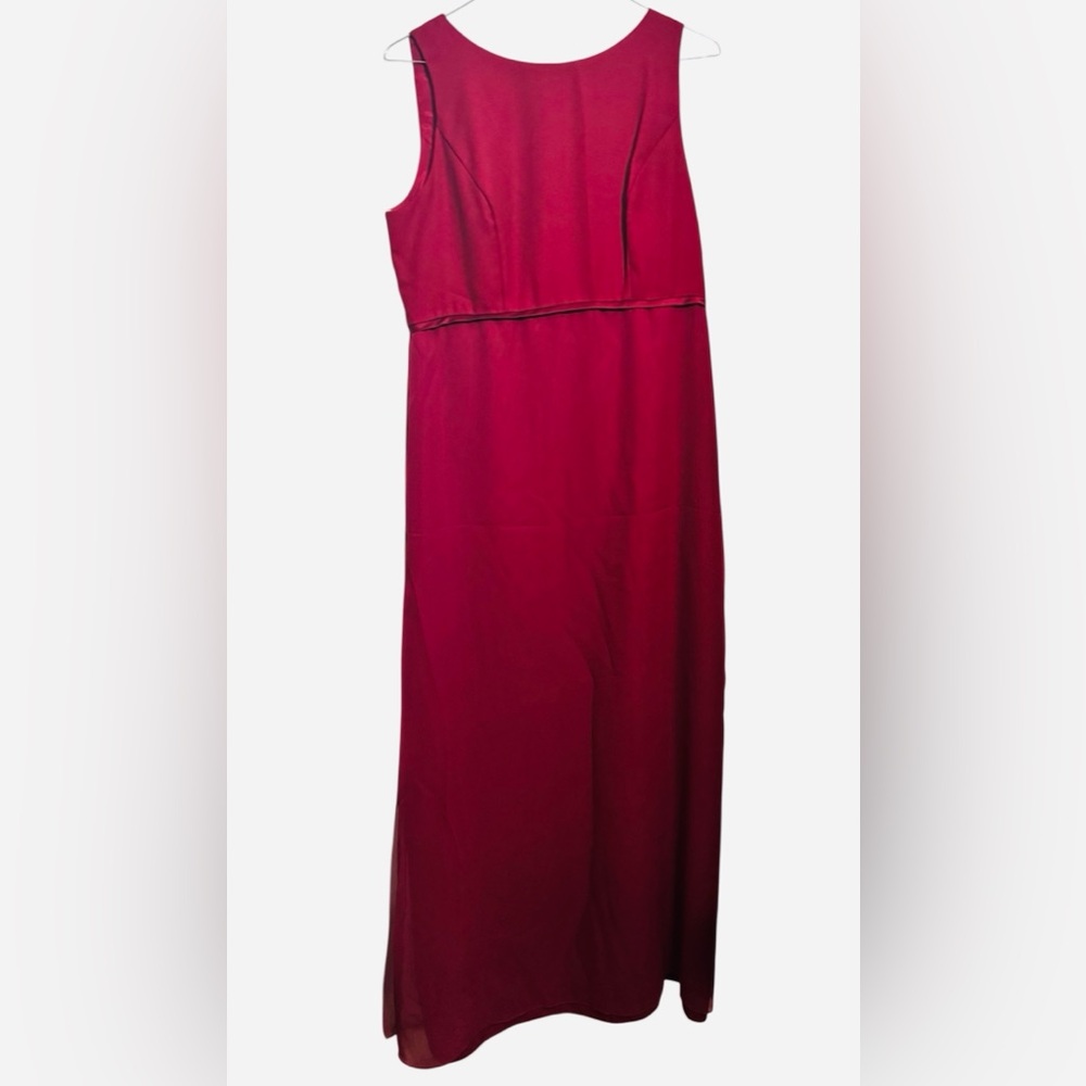 Dessy Collection Sleeveless Red Prom Dress
